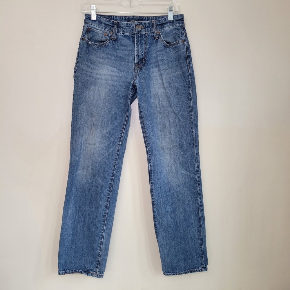 Aeropostale Womens Straight Leg Jeans Medium Wash Blue 100% Cotton‎ Size 28/30